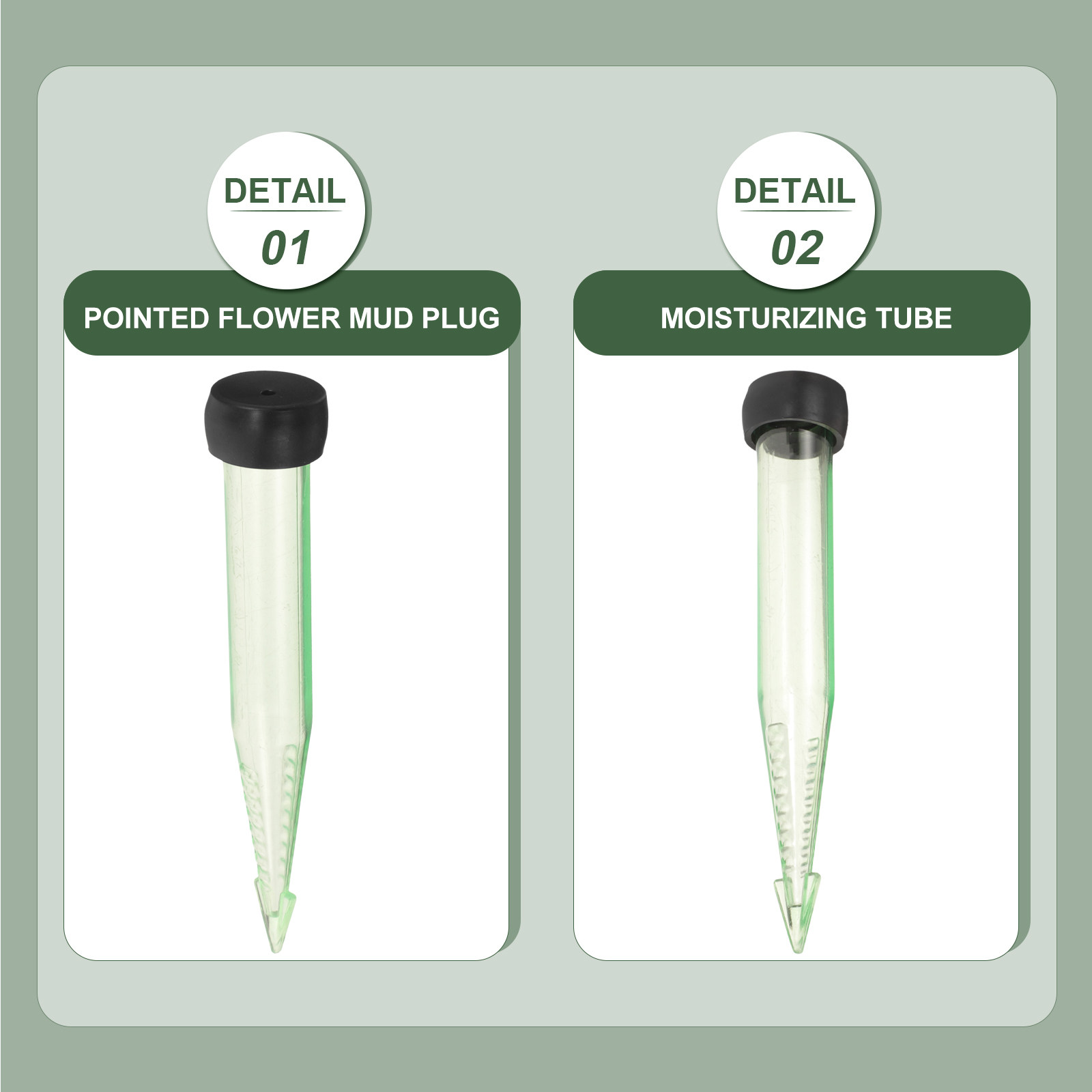 The Florist Supply - 50 Stück florale Wasserröhrchen aus klarem