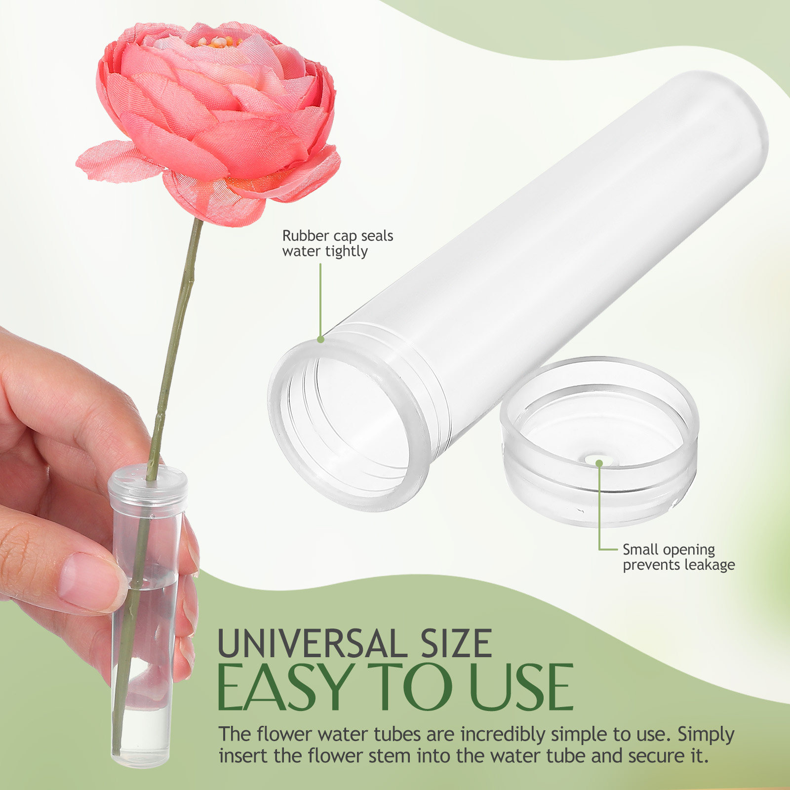 100 Stück Blumen-Wasserröhrche – The Florist Supply Bewertung und Preis