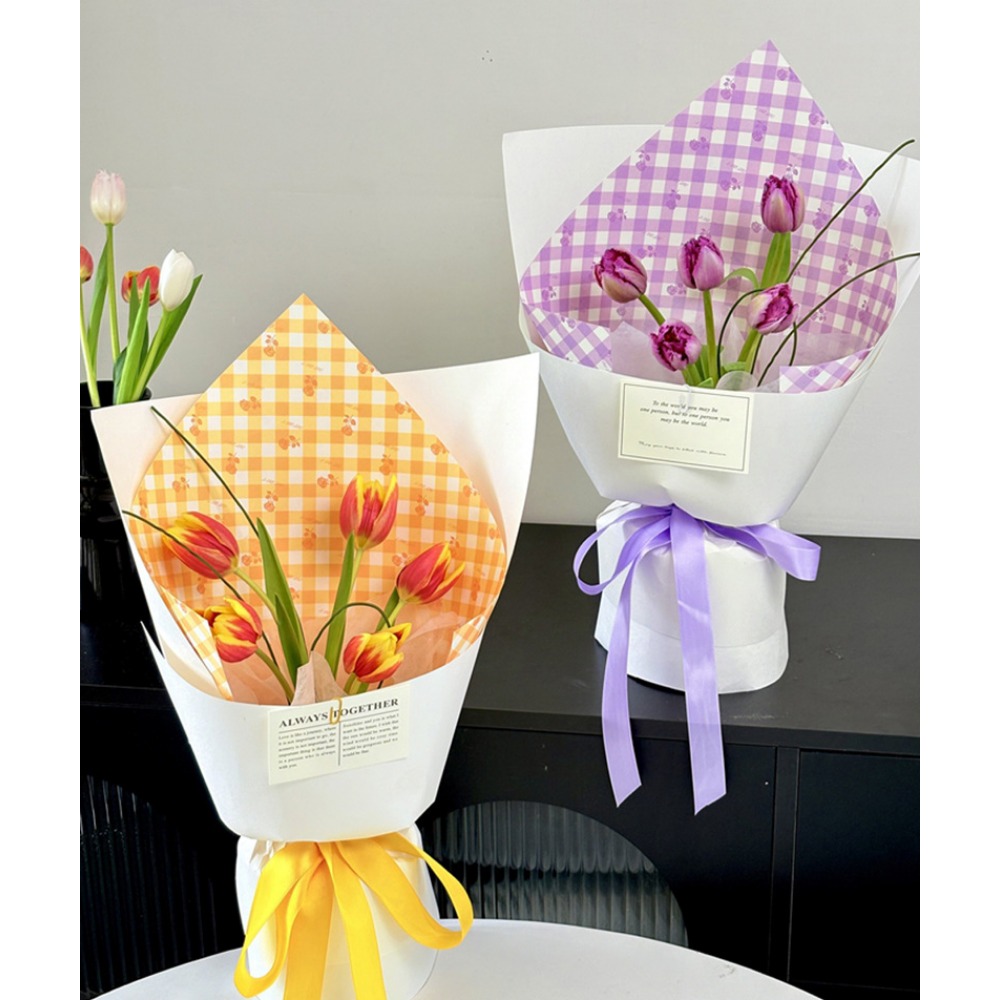 Rosen-Gittermuster Dickes Weiß – Flower Wrap Kraft Bewertung und Preis
