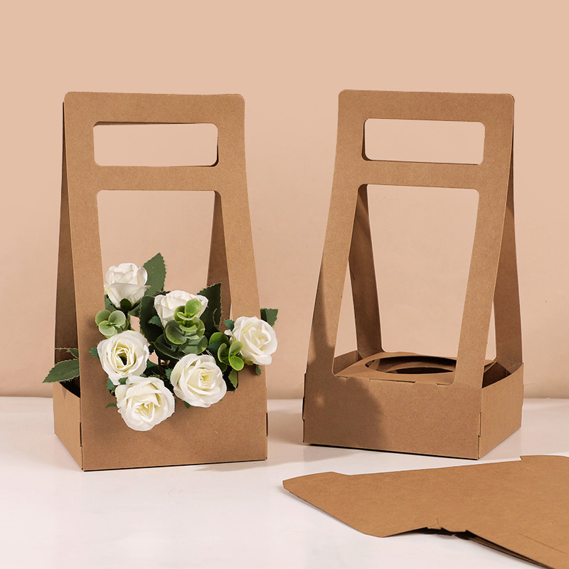 3/5Pcs Handheld Blume Box Kraf – Flower Wrap Kraft Bewertung und Preis
