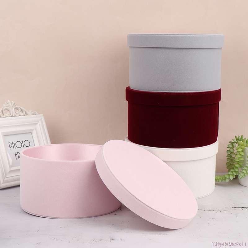 Runde Blumenbox aus Samt, Gesc – The Florist Supply Bewertung und Preis