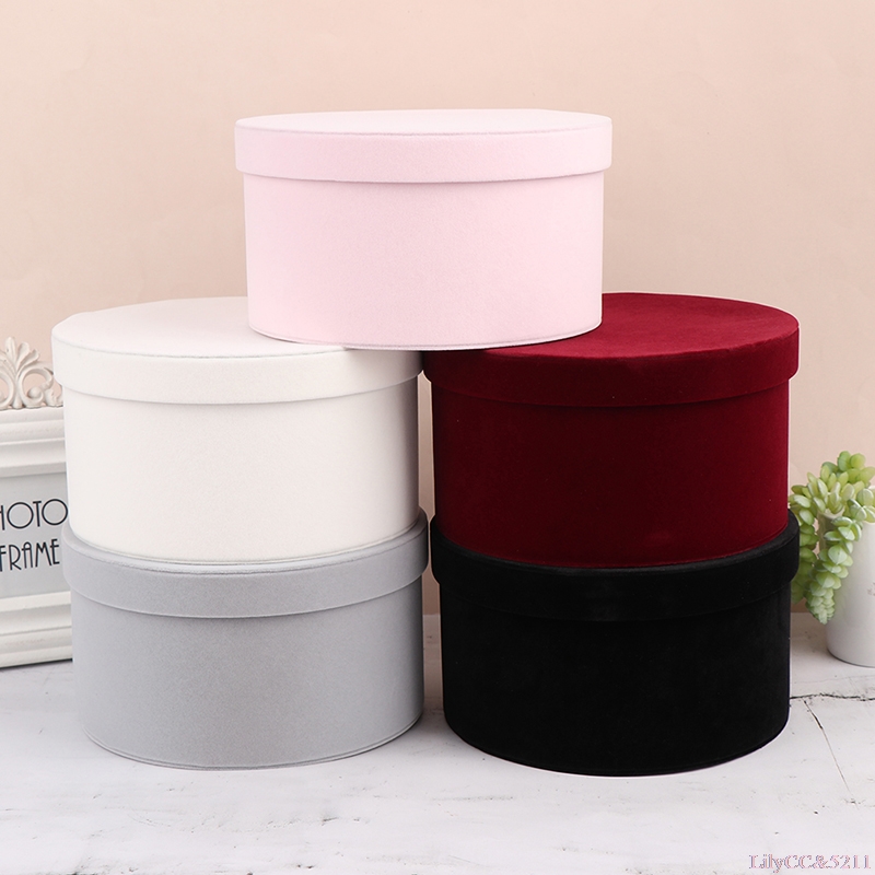 Runde Blumenbox aus Samt, Gesc – The Florist Supply Bewertung und Preis