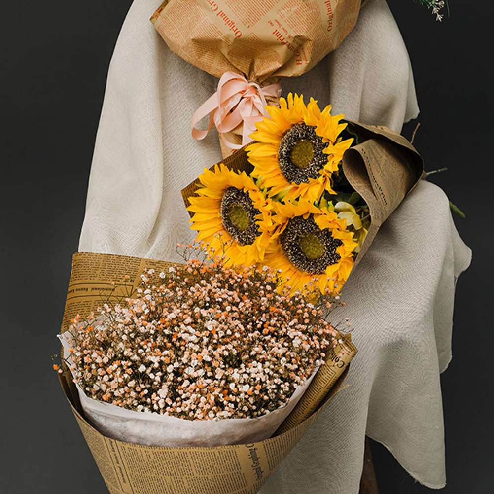 20 Blatt Kraftpapier im Zeitun – Flower Wrap Kraft Bewertung und Preis