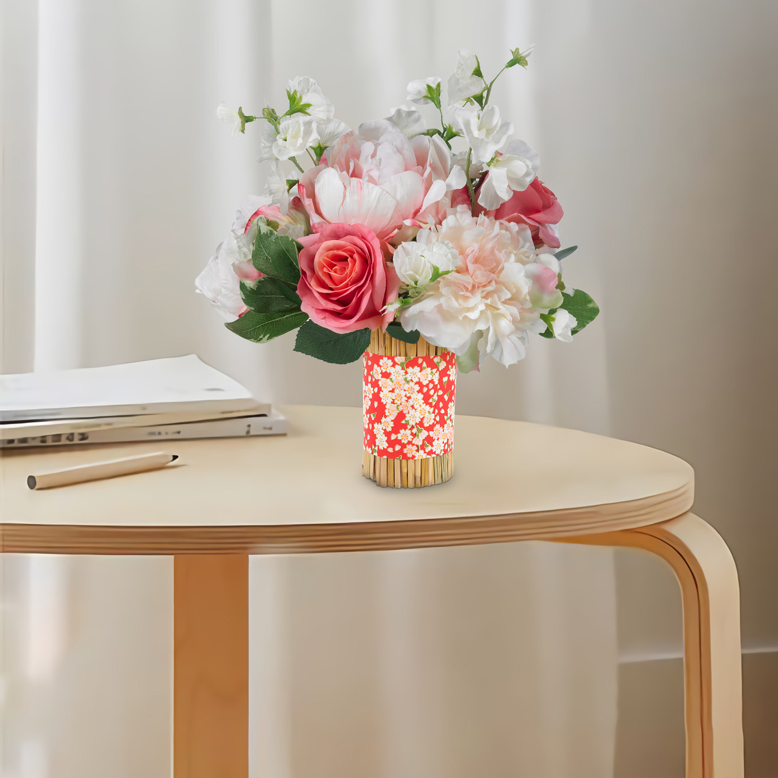 Dekorative Vase aus Stroh, Tro – The Florist Supply Bewertung und Preis